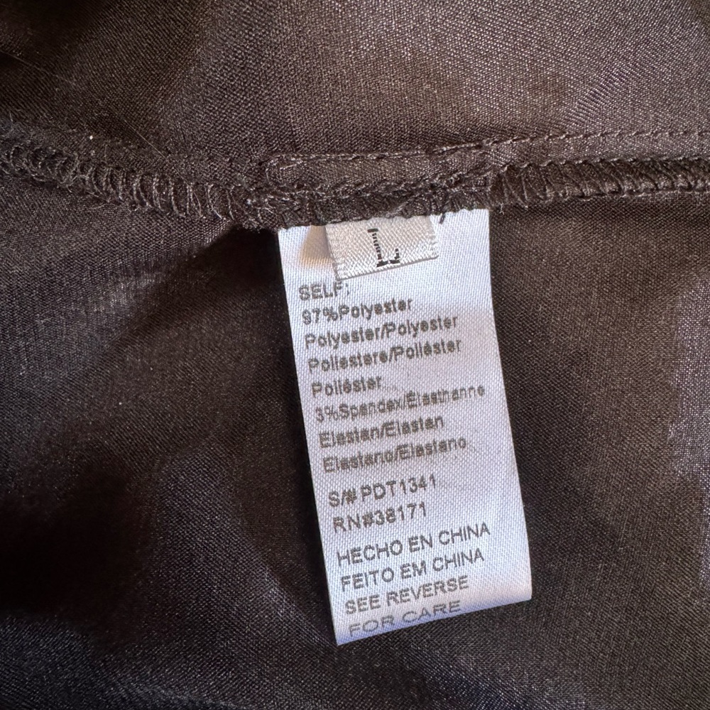 Lucca x Wildfang Black Satin Button Up - Picture 7 of 7